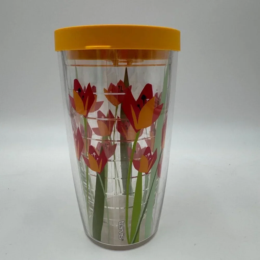 Tervis 16oz Double Walled Insulated Cup Floral Pattern